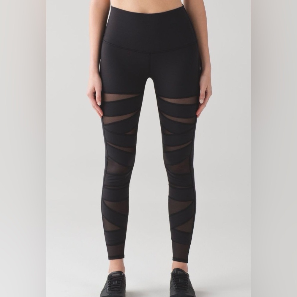 Lululemon Teal Green Wunder Under Leggings